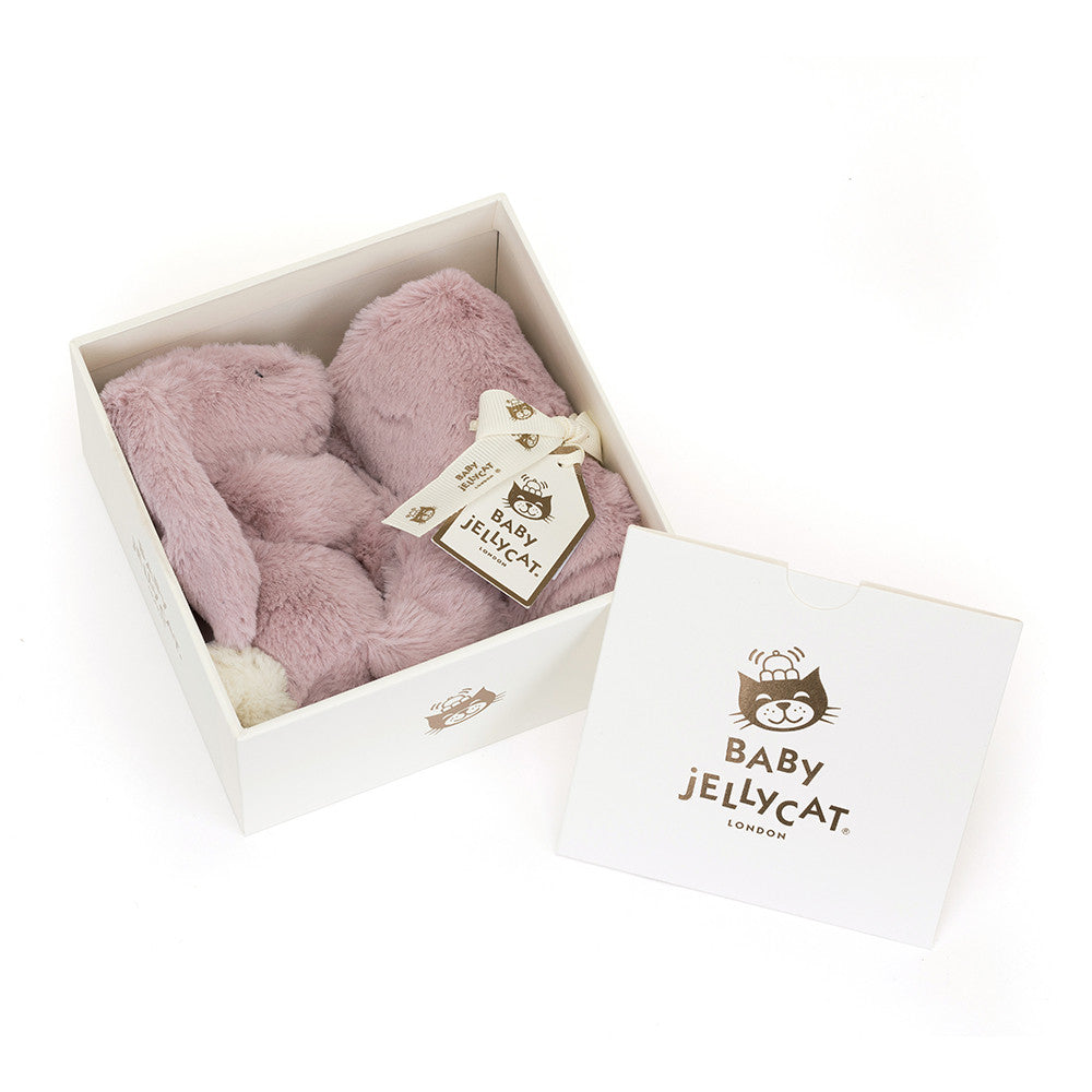 Bashful Luxe Bunny Rosa Blankie