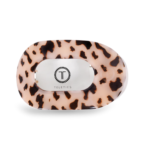 Blonde Tortoise Flat Round Clip