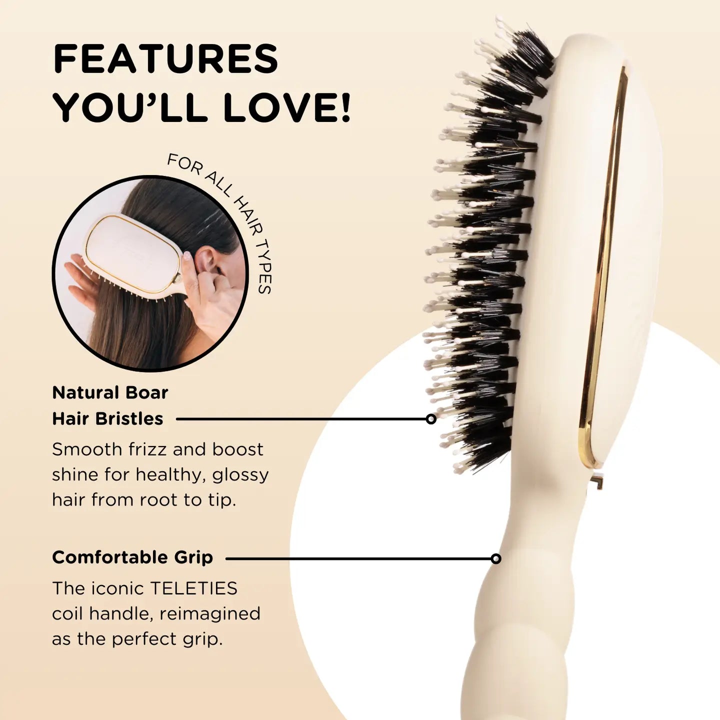TELETIES - Hair Brushes
