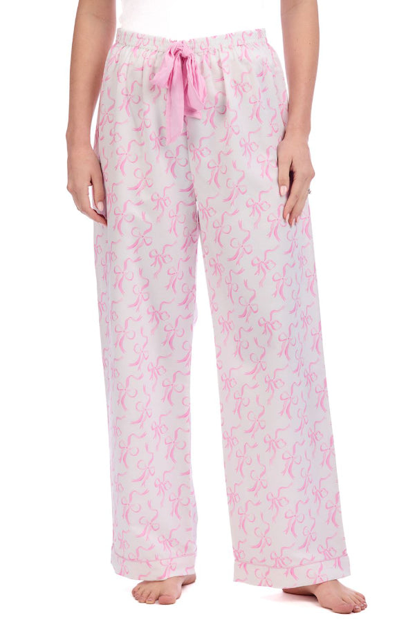 Pink Bow Pajama Pants