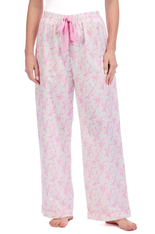 Pink Bow Pajama Pants