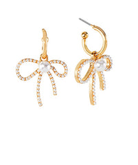 Bow Pearl Earrings