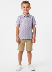 Boys Inlet Polo Freedom Flag