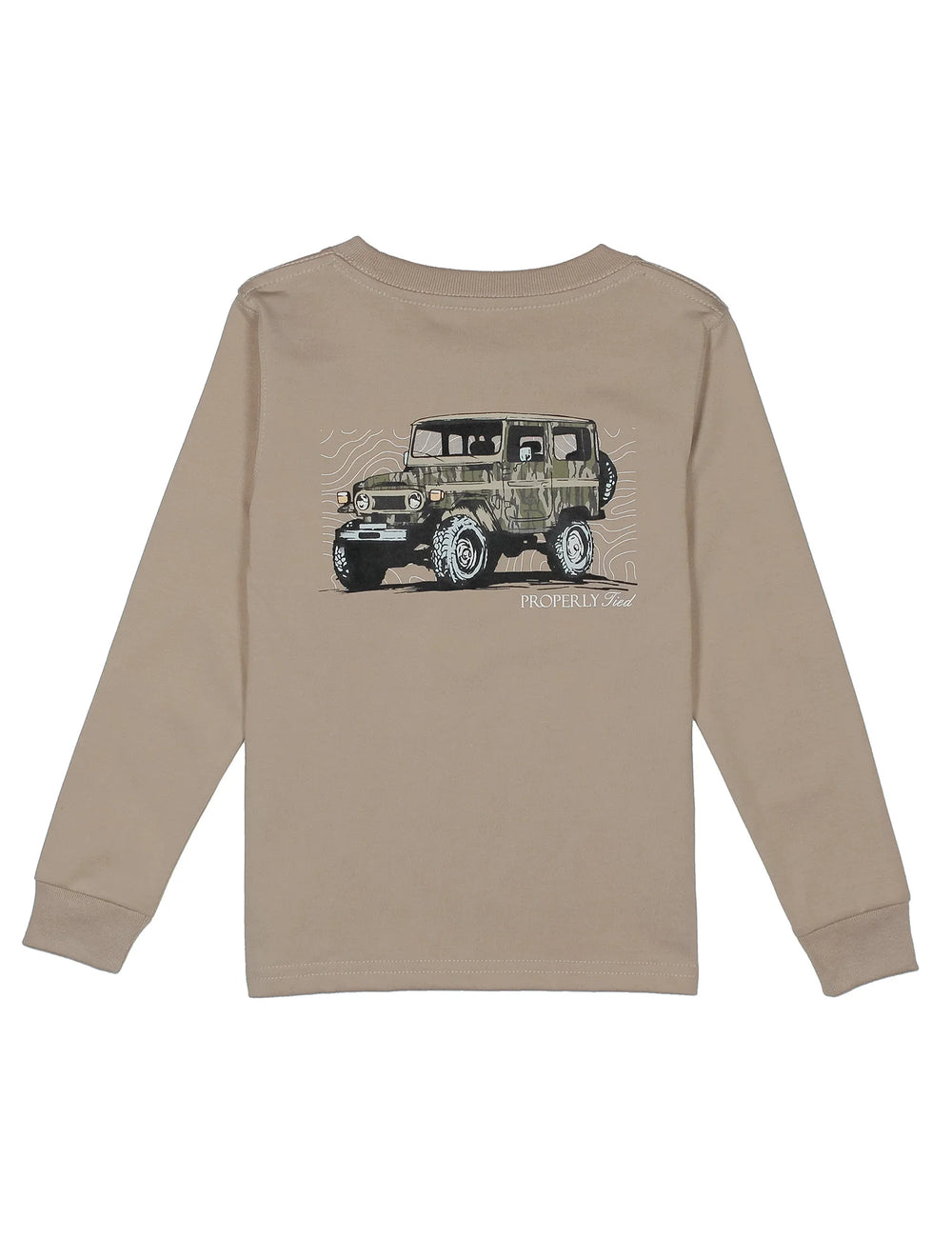 Boys Mossy Oak Topo Cruiser LS Sand