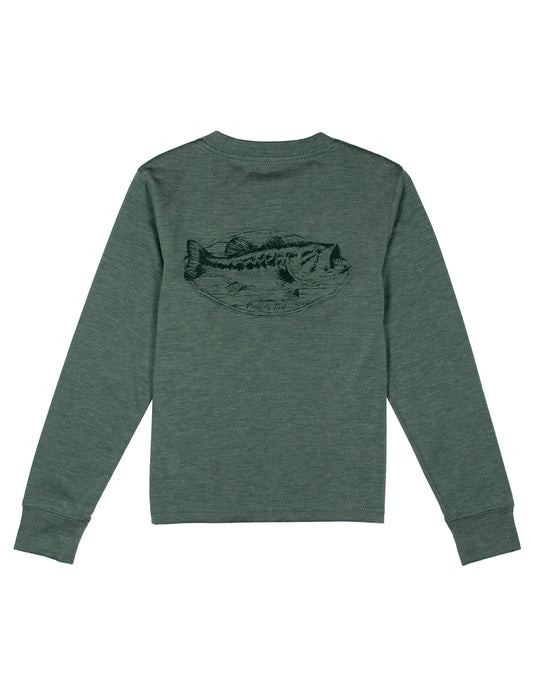 Boys Portland Pocket Tee LS Bass Mount Forest