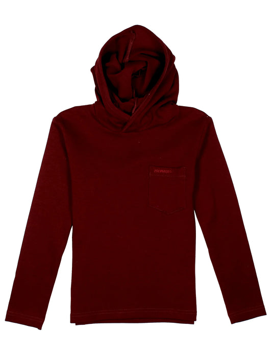 Boys Shoreline Hoodie Maroon