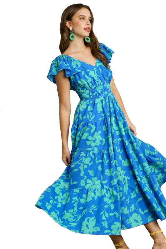 Brielle Floral Midi Dress