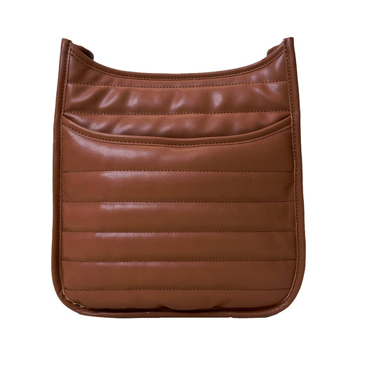 Sarah Quilted Faux Leather Messenger