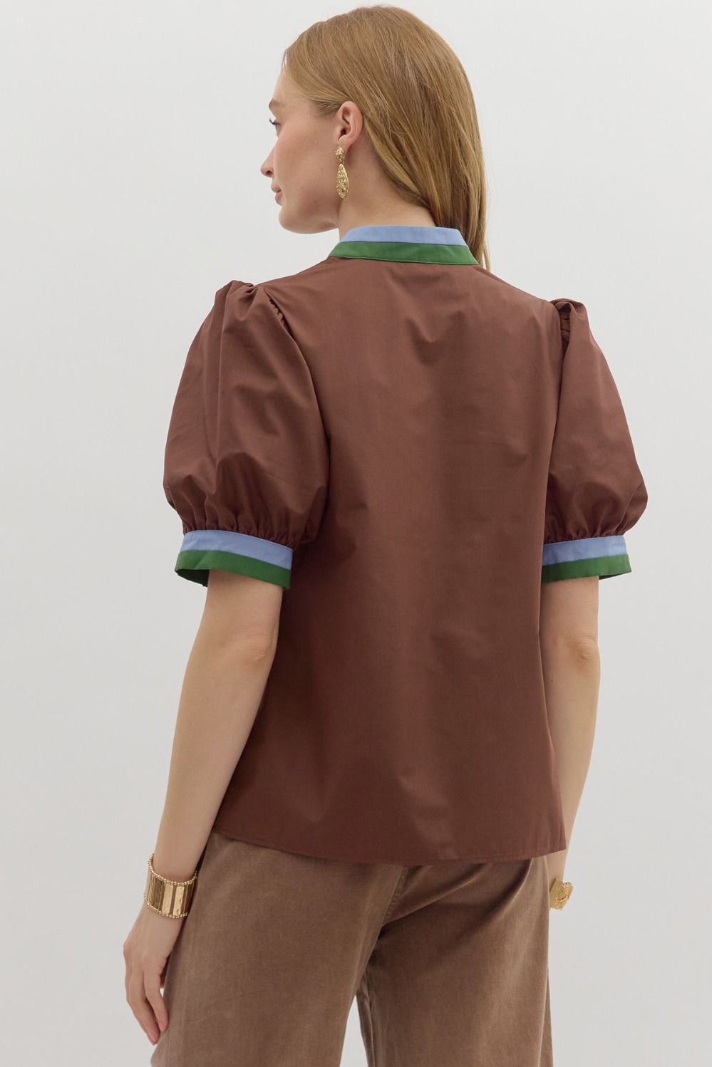 Brynn Contrast Top