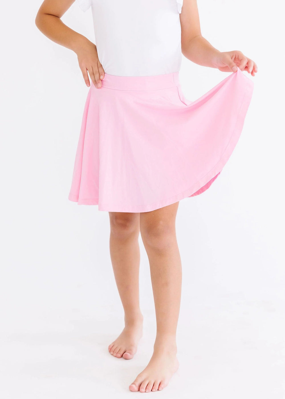 Bubblegum Pink Twirl Skort