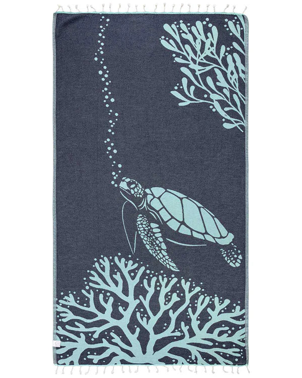Bubbles Turtle Towel