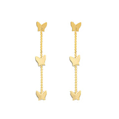 Butterfly Drop Earrings