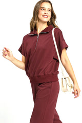 Luxeknit Relaxed Half-Zip Pullover