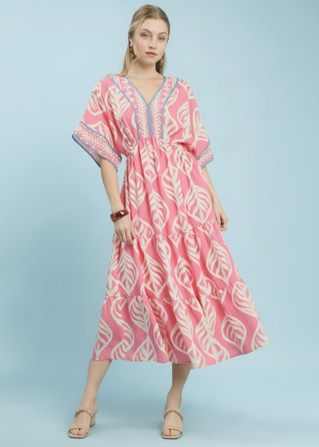 Peony Boho Maxi Dress