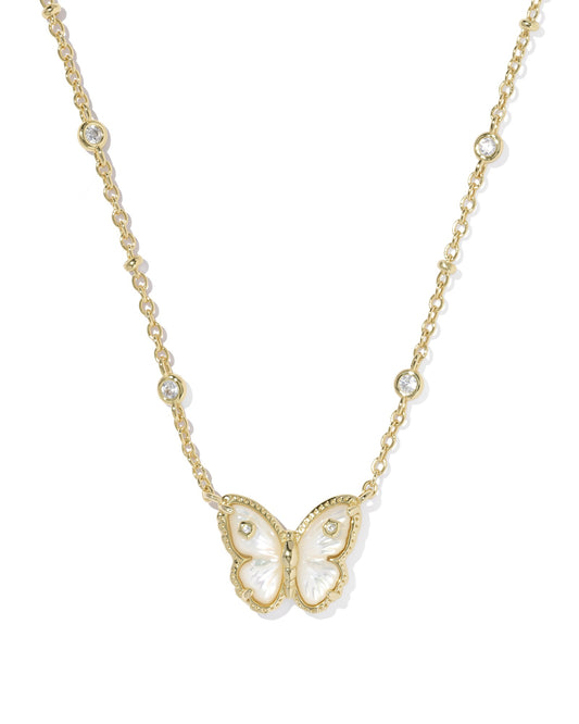 Cailey Butterfly Short Pendant Necklace