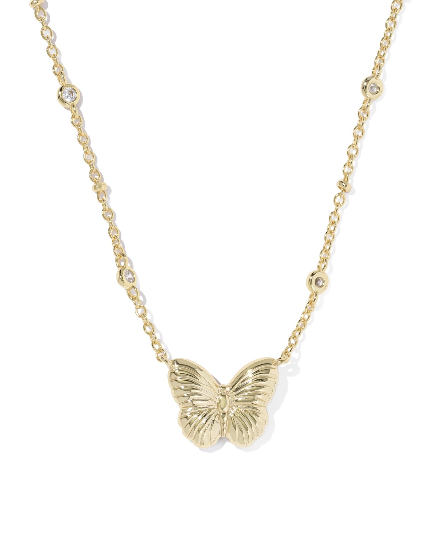 Cailey Butterfly Short Pendant Necklace