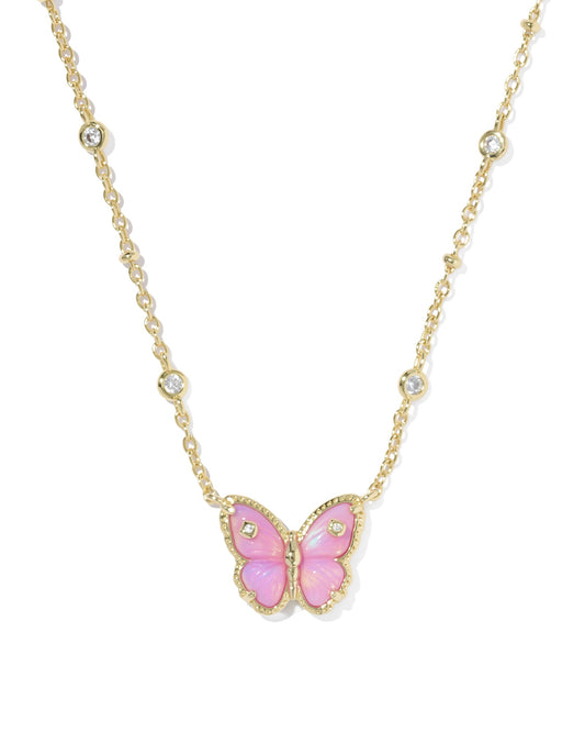 Cailey Butterfly Short Pendant Necklace