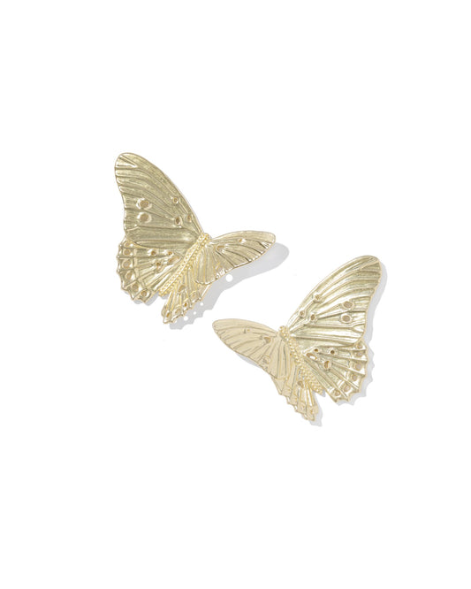 Cailey Butterfly Statement Stud Earrings