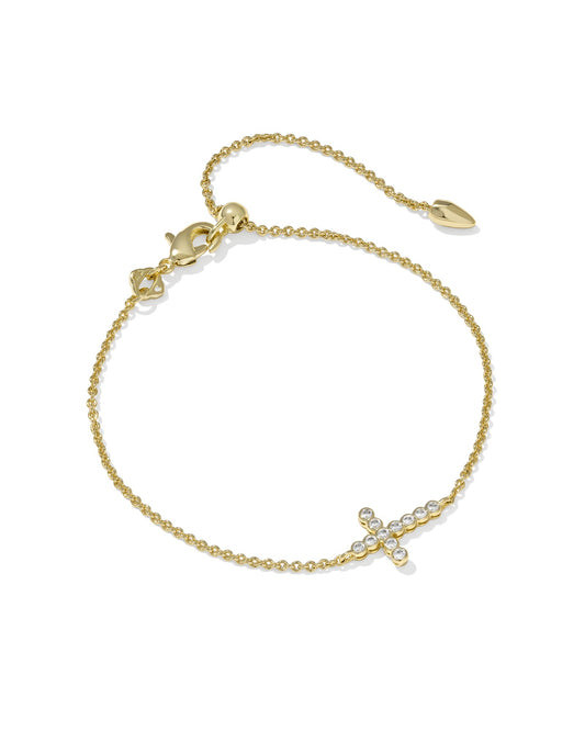Cross Crystal Delicate Chain Bracelet
