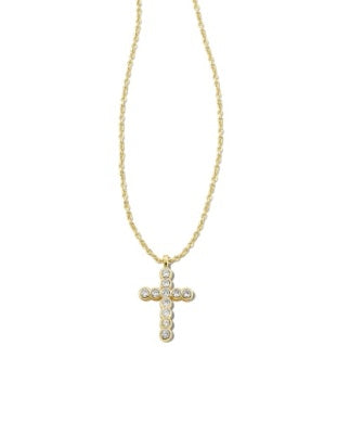 Crystal Cross Pendant Necklace
