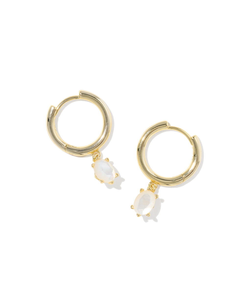 Cailin Single Stone Huggie Earrings