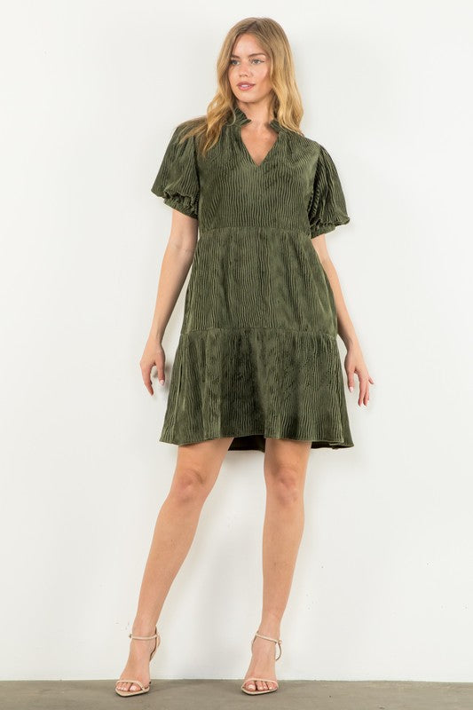 Camilla Corduroy Velvet Dress