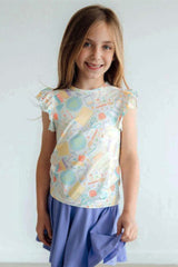 Campus Cutie S/S Ruffle Tee