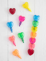 Clear Heart Stacking Marker Set