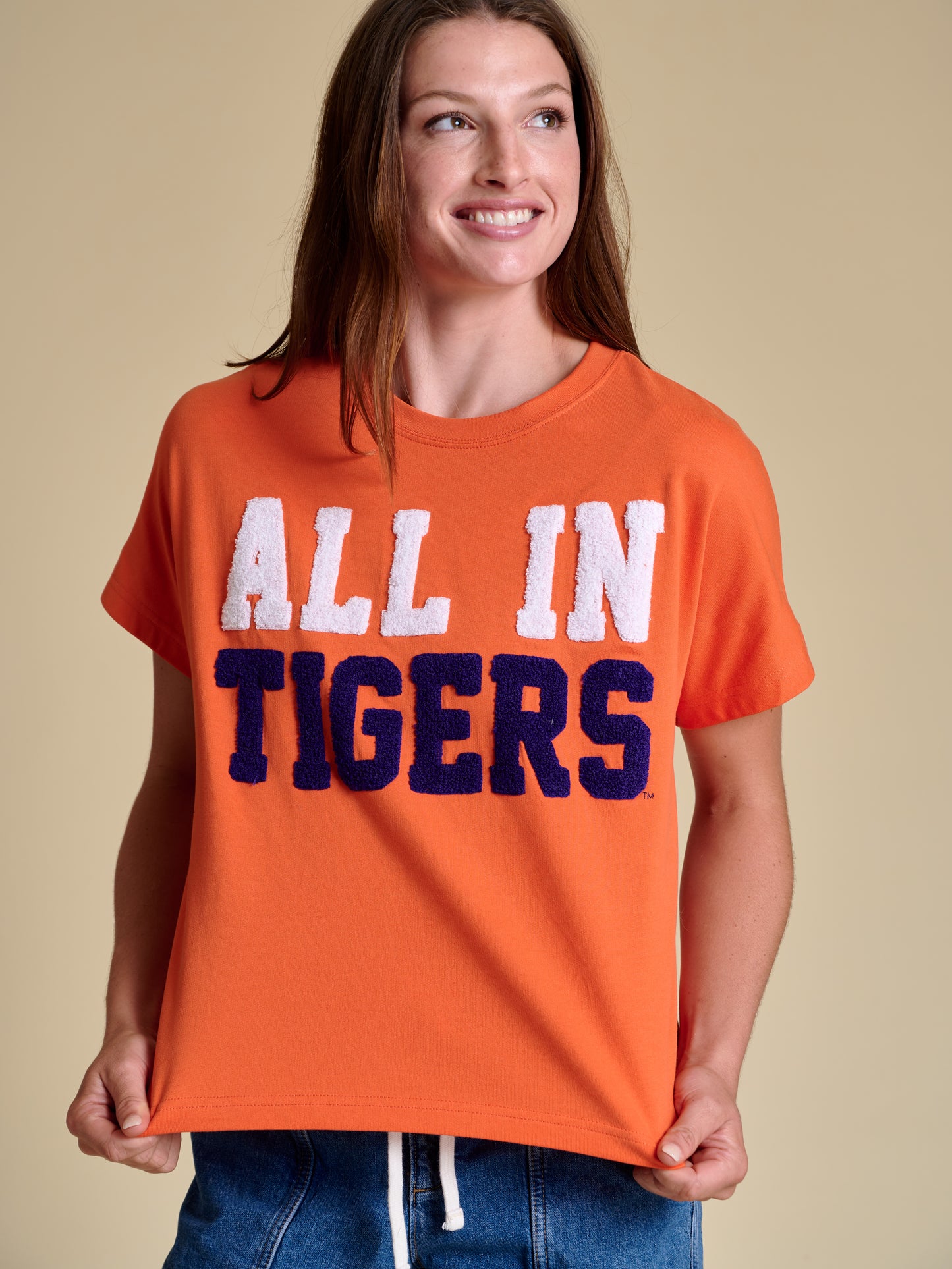 All In Tigers Chenille Shirt | Clemson