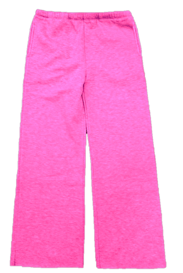 Girls Cloud Wide Leg Raw Edge Pant