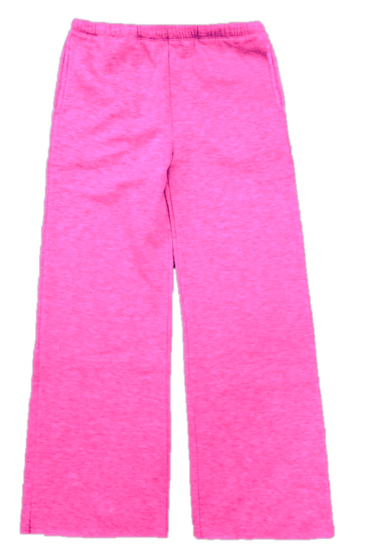 Girls Cloud Wide Leg Raw Edge Pant