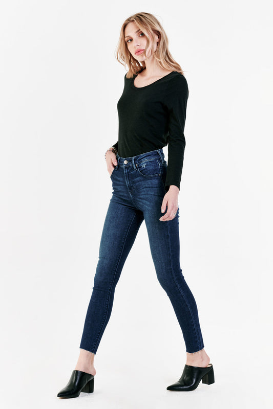 Olivia High Rise Ankle Skinny Jeans