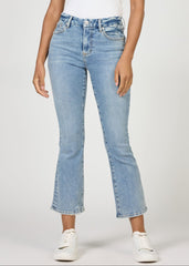 Jeanne Mid Rise Cropped Flare Jeans
