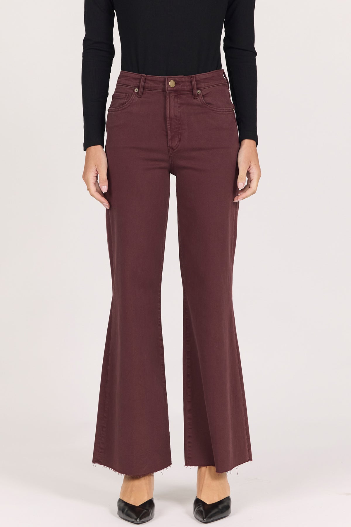 Fiona Wide Leg Jean Huckleberry