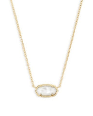 Elisa Short Pendant Necklace MOP
