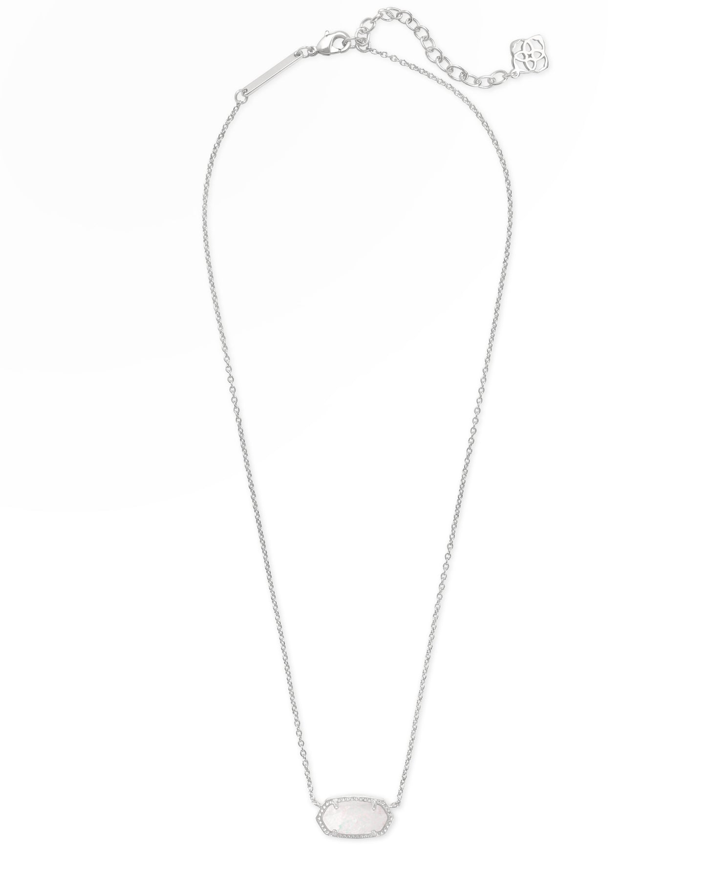 Elisa Short Pendant Necklace Opal