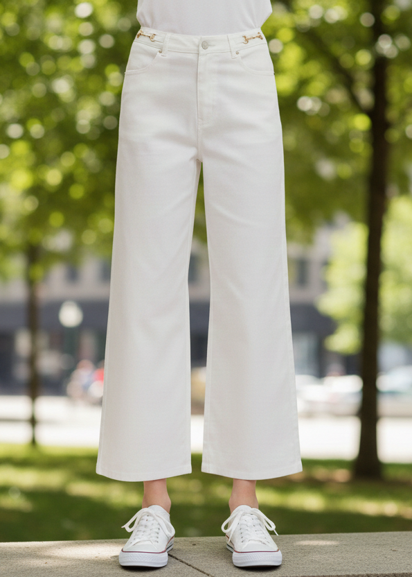 White Dress Denim