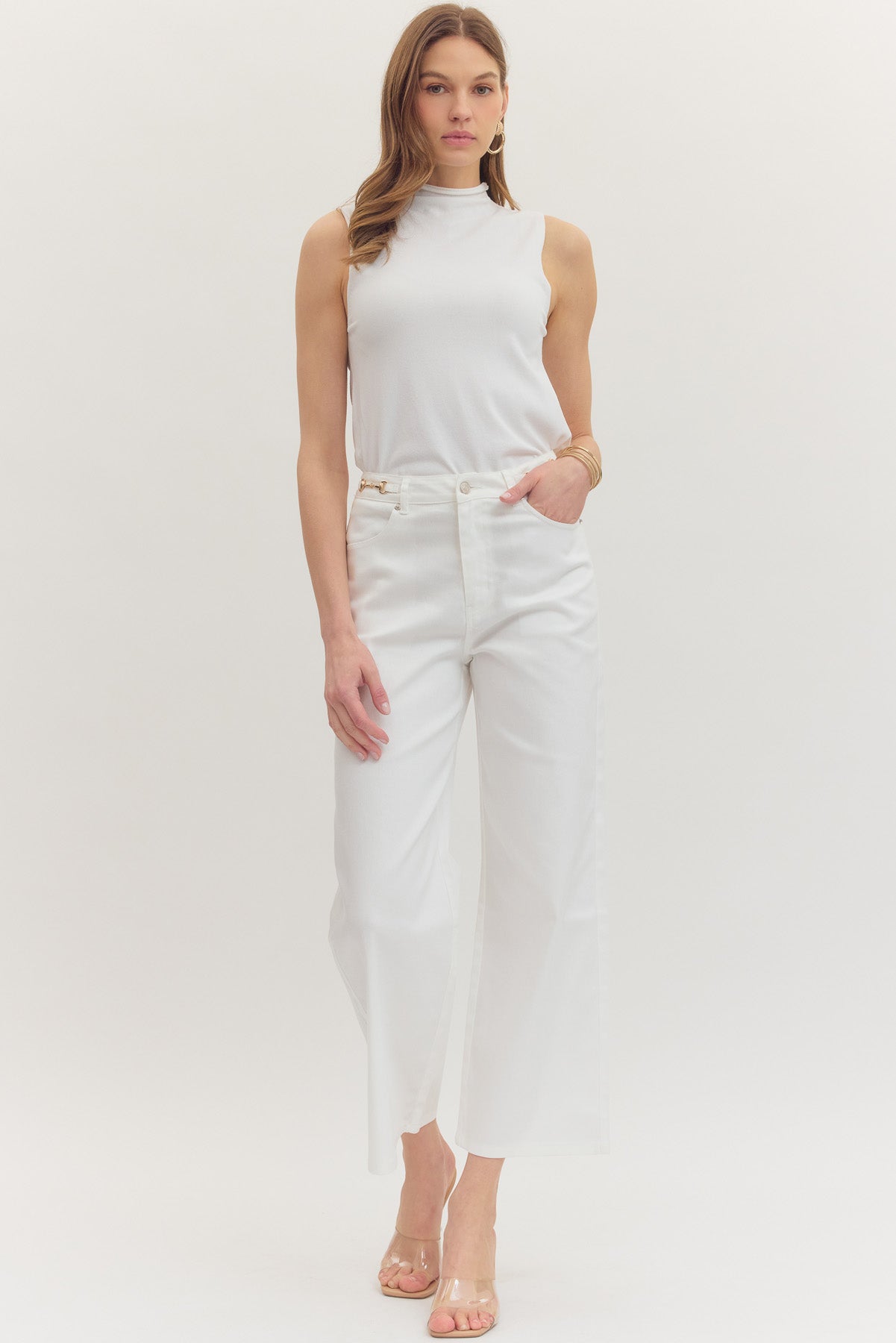 White Dress Denim
