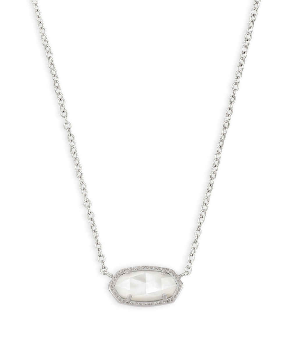 Elisa Short Pendant Necklace MOP