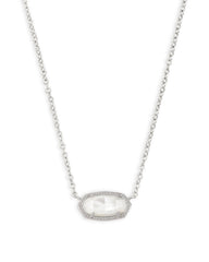 Elisa Short Pendant Necklace MOP