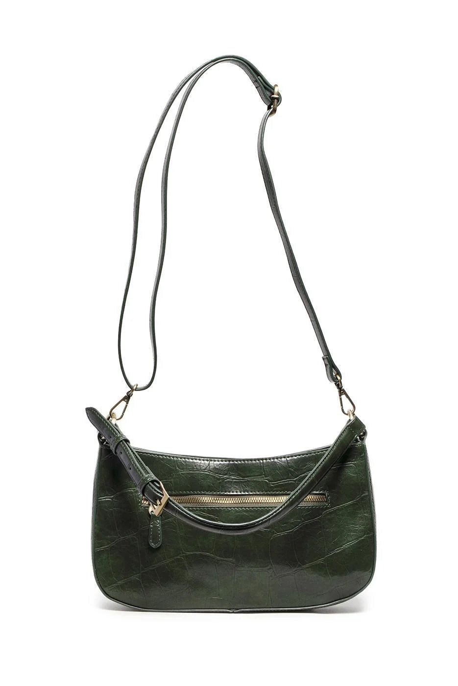 Erin Faux Croc Hobo Crossbody