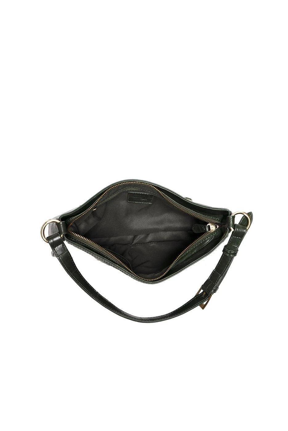 Erin Faux Croc Hobo Crossbody
