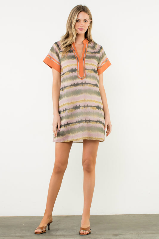 THML Fall Tie Dye Dress