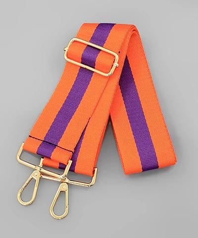 Clemson Striped Guitar Strap