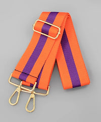 Clemson Striped Guitar Strap