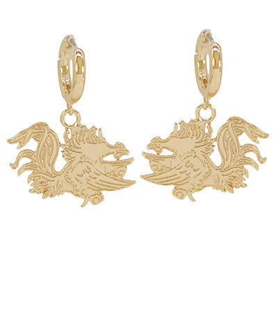Gamecock Huggie Earrings