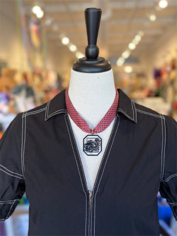 Serafina Scarf Burgundy