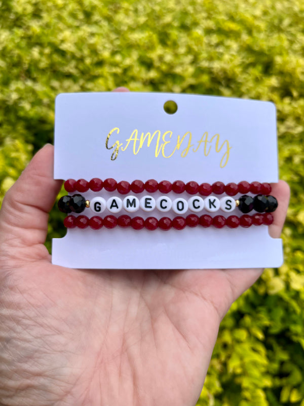 GAMECOCKS Stacker Bracelets