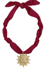 Gamecock Pendant Scarf Necklace