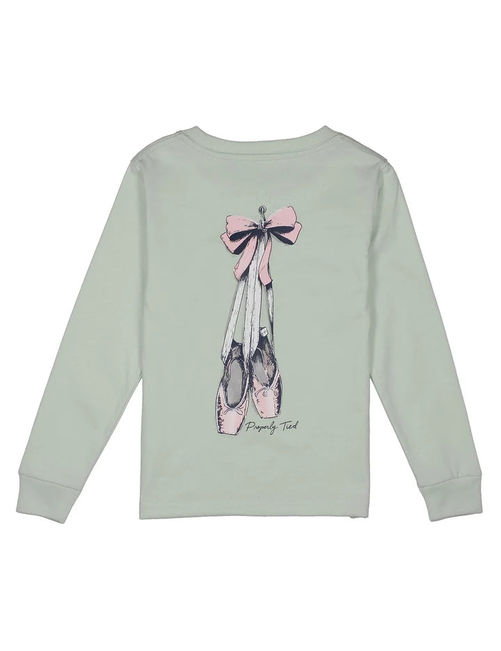 Girls Ballet LS Pale Mint